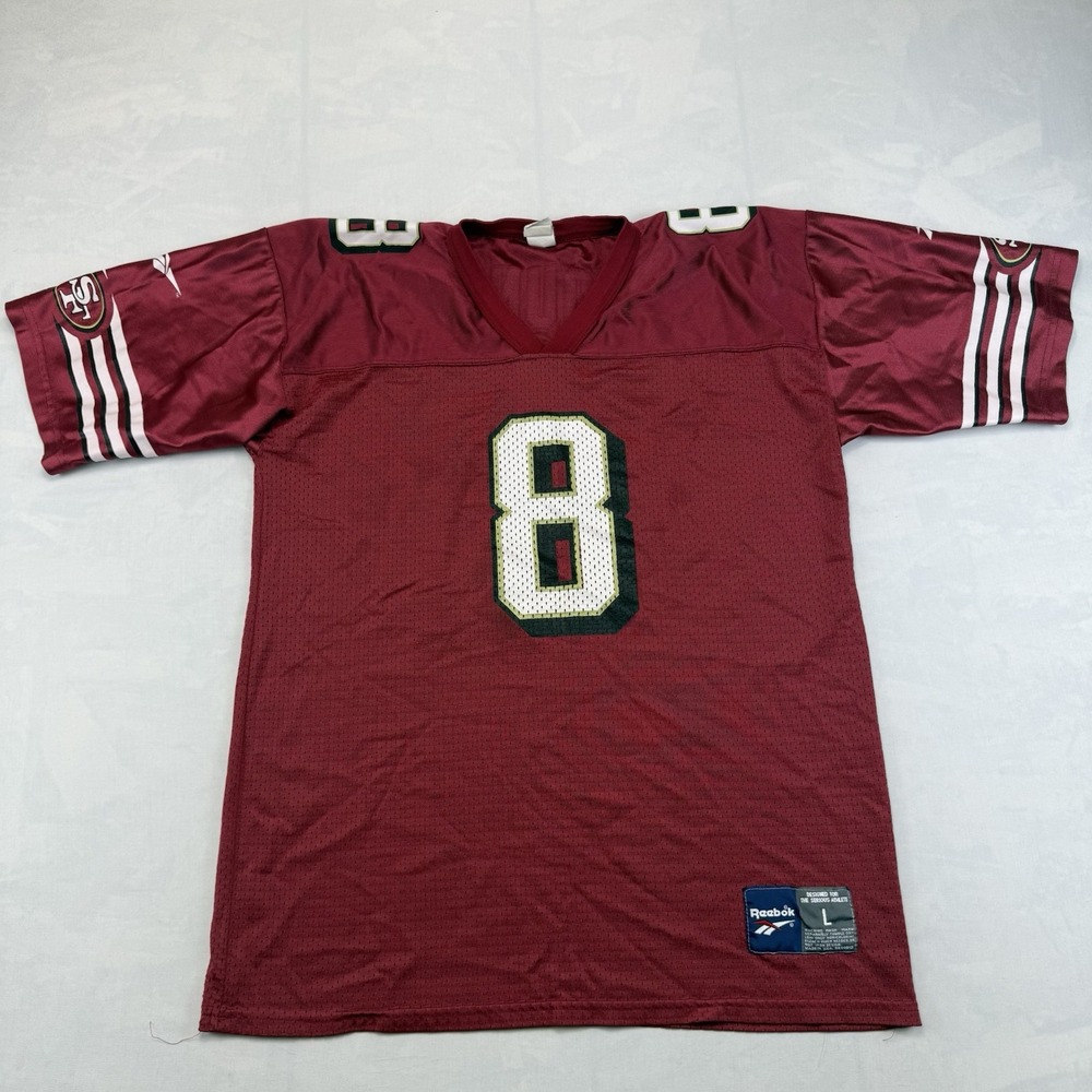 Vintage Reebok Quarterback Club Steve Young San Francisco 49ers Youth L